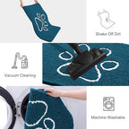Smiry Dog Door Mat for Muddy Paws, Absorbent Non Slip Dirt Trapper - Image 6