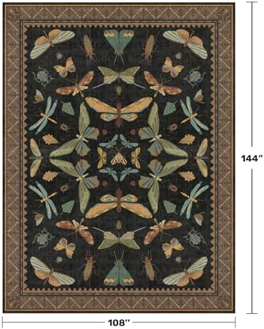 Hazo Haus Large Black Rug for Living Room - Image 2