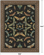 Hazo Haus Large Black Rug for Living Room - Image 2