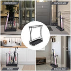 18 Slot Umbrella Stand with 10 Hooks – Heavy Duty Metal Indoor Umbrella Rack - Image 7