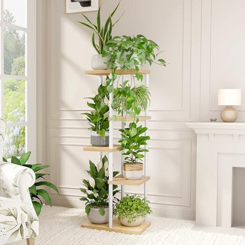Bamworld Plant Stand 5 Tier Corner Shelf - Image 2