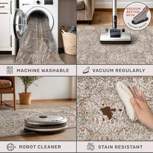 Washable 10x14 Living Room Rug - Image 5