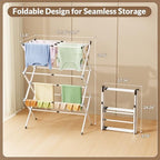Foldable Clothes Drying Rack - Image 3