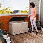 LIFETIME 60103 Deck Storage Box, 80 Gallon, Desert Sand/Brown - Image 7