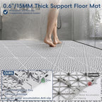 Interlocking Drainage Tiles 24PCS Modular Interlocking Cushion 12" x 12" - Image 3