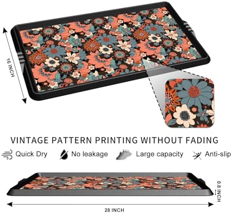 BEHERO Boot Tray Shoe Mat Decorative Patterned, Rubber Shoe Matt Tray - Image 2