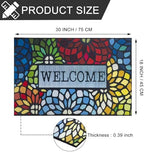 CHICHIC Colorful Welcome Mat, 18x 30 Inch Front Doormat - Image 3