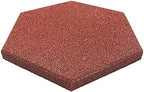 RevTime 20 pcs Hexagon Rubber Pavers 10-1/2", 3/4" Thick - Image 3