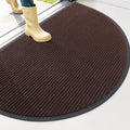 OLANLY Half Circle Front Door Mat 47x30, Waterproof Heavy-Duty Doormat by OLANLY