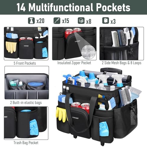 Ytonet Rolling Cleaning Caddy - Image 2