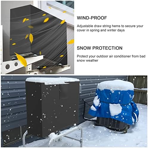 Mini Split Air Conditioner Covers, Waterproof Protector - Image 4