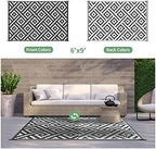GENIMO Outdoor Rug, Waterproof Plastic Rugs - Image 4
