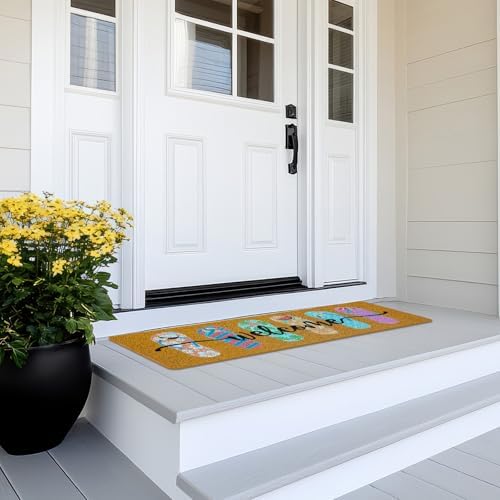Long Doormat 48x 16 inch Front Door Mat Summer Flip Flops Doormat Door Mat - Image 2