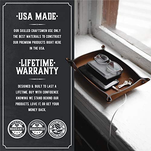 Main Street Forge Leather Valet Tray - Image 4