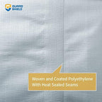 GUARD SHIELD Heavy Duty Tarp 10x10 Feet Silver Multi Purpose Thick Waterproof - Image 5