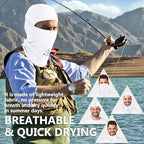 Balaclava Ski Mask, Sun Protection Breathable Face Cover Men Women - Image 4