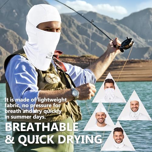 Balaclava Ski Mask, Sun Protection Breathable Face Cover Men Women - Image 4