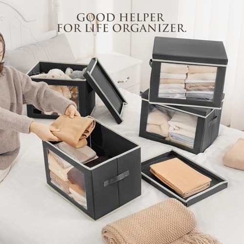 Homsorout Stackable Storage Bins - Image 3