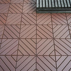 Plastic Interlocking Deck Tiles, 44 Pack Patio Deck Tiles, Patio Floor Decking - Image 6