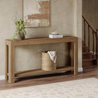 Tribesigns 63 Inch Entryway Console Table, 2-Tier Farmhouse Narrow Sofa Table - Image 5