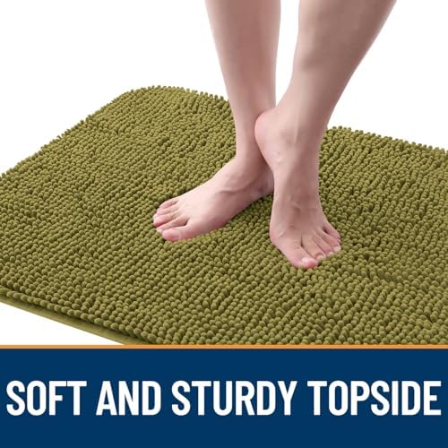 OLANLY Dog Door Mat for Muddy Paws 30x17, Super Absorbent Chenille Mud Mat - Image 4