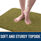 OLANLY Dog Door Mat for Muddy Paws 30x17, Super Absorbent Chenille Mud Mat - Image 4