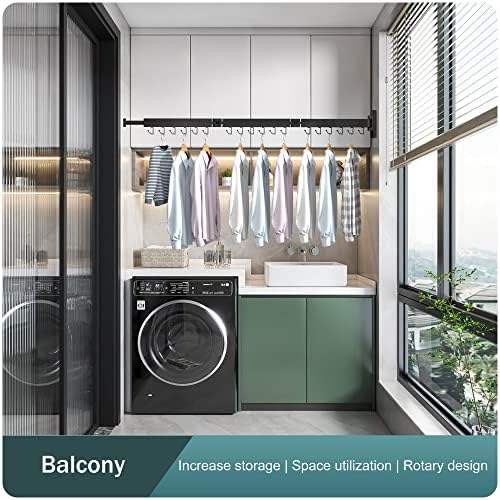 Wall Mounted Drying Rack, Foldable Clothes Drying Rack - Image 4
