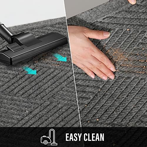 HIYARD Sturdy Front Door Mat, Absorbent Muddy Dirt Resist Welcome Door Mats - Image 7