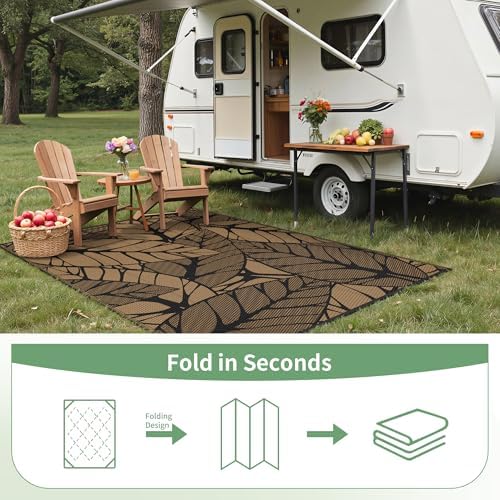 GENIMO Outdoor Rug, Waterproof Plastic Rugs - Image 7