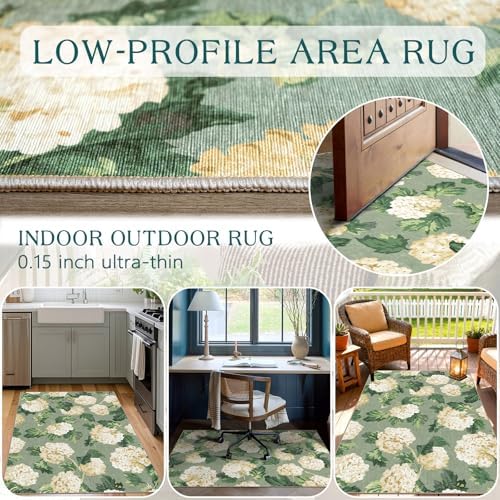 3x5 Floral Entry Rug - Image 5