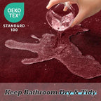 HUXMEYSON Bathroom Rugs Sets 2 Piece, Non-Slip & Quick Dry Bath Mat Set - Image 4
