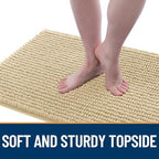 OLANLY Dog Door Mat for Muddy Paws 24x16, Extra Absorbent Chenille Mud Mat - Image 3
