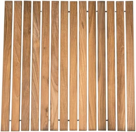 Nordic Teak 100% Solid Teak Wood String Mat - Image 3