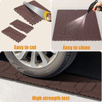 Plastic Interlocking Deck Tiles, 44 Pack, Non-Slip Patio Floor Decking Tiles - Image 4