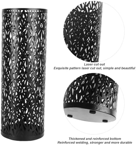 Ejoyous Umbrella Stand, Metal Hollowed Freestanding Organizer (Small - Image 5