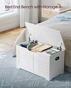 VASAGLE Storage Chest, 31.5 Inches Width Bench - Image 4