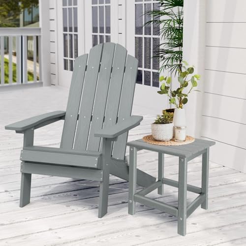 GARDENSTAR Outdoor Side Tables Adirondack, HDPE Small Table - Image 2