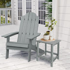 GARDENSTAR Outdoor Side Tables Adirondack, HDPE Small Table - Image 2