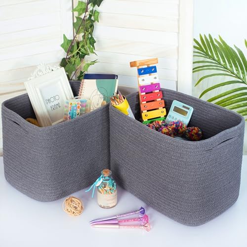 MINTWOOD Design 3-Pack Decorative Woven Storage Baskets - Image 3