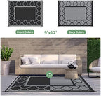 GENIMO Outdoor Rug, Waterproof Plastic Rugs - Image 4