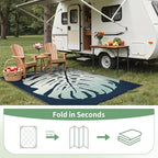 GENIMO Outdoor Rug, Waterproof Plastic Rugs - Image 7