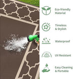 GENIMO Outdoor Rug, Waterproof Plastic Rugs 10'x14' - Image 6
