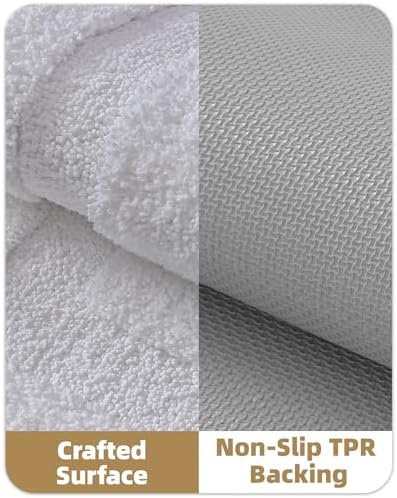 Color&Geometry Non Slip Bathroom Rugs 36x24, Ultra Soft Absorbent Upgraded - Image 5