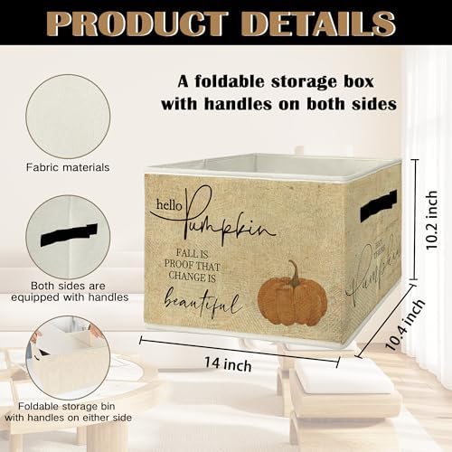 Vintage Fall Storage Bins & Boxes - Image 7