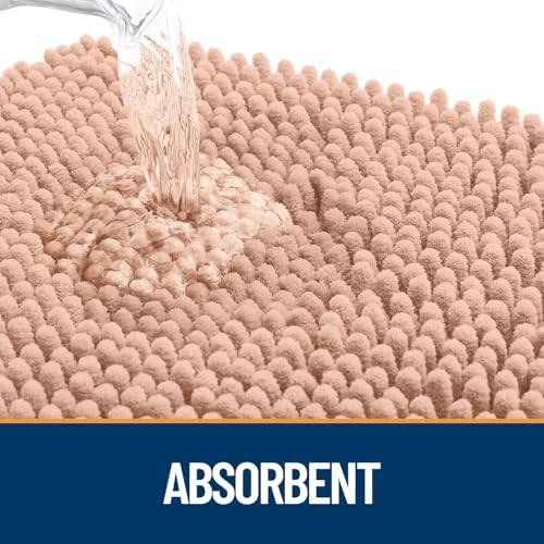 OLANLY Dog Door Mat for Muddy Paws 59x20, Super Absorbent Chenille Mud Mat - Image 3