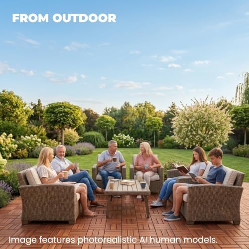 Jurax Interlocking Wood Deck Tiles - Image 3