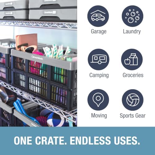 CleverMade Collapsible Utility Crate - Image 2