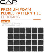 CAP Puzzle Exercise Mats | 1/2” Thick EVA Interlocking Foam Tiles - Image 2