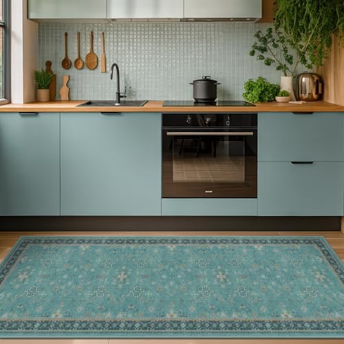 Hazo Haus Boho 2x6 Non Slip Kitchen Rug Runner by HazoHaus