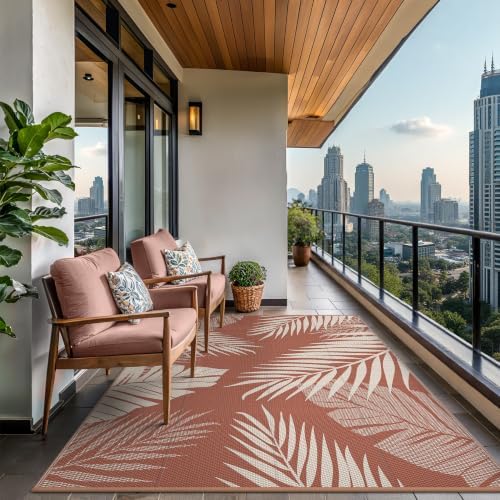GENIMO Outdoor Rug, Waterproof Plastic Rugs - Image 4